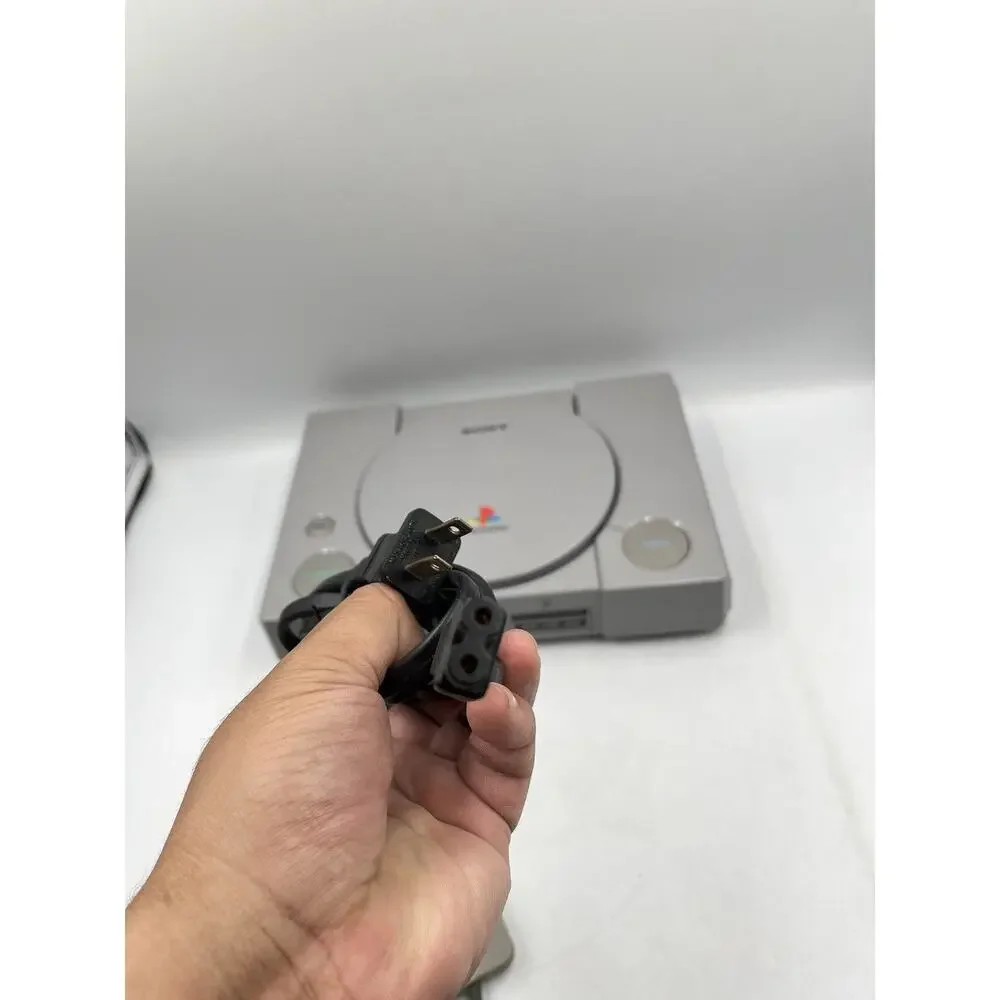Sony PlayStation 1 SCPH-5501 Console + Original Controller & Cords - Tested PS1